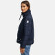 Navahoo Luftzauber Damen Winterjacke Navy Größe XS - Gr. 34