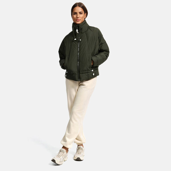 Navahoo Luftzauber Damen Winterjacke Dark Olive Größe XS - Gr. 34