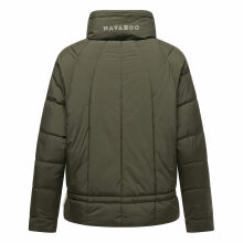 Navahoo Luftzauber Damen Winterjacke Dark Olive Größe XS - Gr. 34