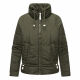 Navahoo Luftzauber Damen Winterjacke Dark Olive Größe XS - Gr. 34