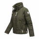 Navahoo Luftzauber Damen Winterjacke Dark Olive Größe XS - Gr. 34