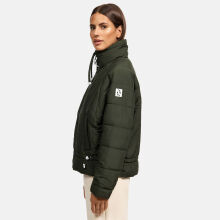Navahoo Luftzauber Damen Winterjacke Dark Olive Größe L - Gr. 40