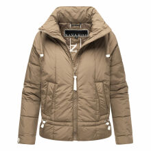 Navahoo Luftzauber Damen Winterjacke Stone Brown Größe XS - Gr. 34