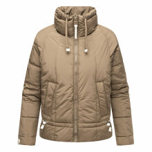 Navahoo Luftzauber Damen Winterjacke Stone Brown Größe XS - Gr. 34