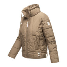 Navahoo Luftzauber Damen Winterjacke Stone Brown Größe XS - Gr. 34