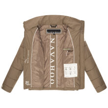 Navahoo Luftzauber Damen Winterjacke Stone Brown Größe XS - Gr. 34