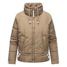Navahoo Luftzauber Damen Winterjacke Stone Brown Gr&ouml;&szlig;e S - Gr. 36