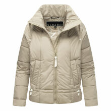 Navahoo Luftzauber Damen Winterjacke Pebble Grey Größe L - Gr. 40