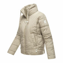 Navahoo Luftzauber Damen Winterjacke Pebble Grey Größe L - Gr. 40