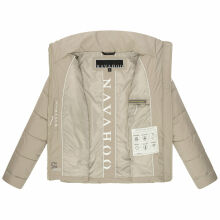 Navahoo Luftzauber Damen Winterjacke Pebble Grey Größe L - Gr. 40