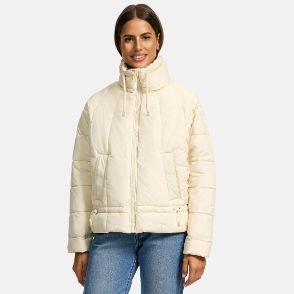 Navahoo Luftzauber Damen Winterjacke Cream Größe XS - Gr. 34