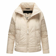 Navahoo Luftzauber Damen Winterjacke Cream Größe S - Gr. 36