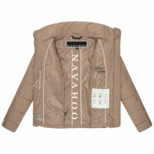 Navahoo Luftzauber Damen Winterjacke Taupe Grey Größe M - Gr. 38