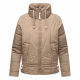 Navahoo Luftzauber Damen Winterjacke Taupe Grey Größe M - Gr. 38