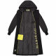 Marikoo Tjadee Damen Winter Wickelmantel Schwarz-Größe XL - Gr. 42