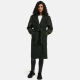 Marikoo Tjadee Damen Winter Wickelmantel Dark Olive-Größe S - Gr. 36