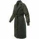 Marikoo Tjadee Damen Winter Wickelmantel Dark Olive-Größe S - Gr. 36