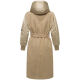 Marikoo Tjadee Damen Winter Wickelmantel Sand Beige-Größe XS - Gr. 34