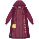 Marikoo Tjadee Damen Winter Wickelmantel Wine-Größe XXL - Gr. 44