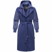 Marikoo Tjadee Damen Winter Wickelmantel Blue Violet-Größe S - Gr. 36
