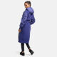 Marikoo Tjadee Damen Winter Wickelmantel Blue Violet-Größe S - Gr. 36
