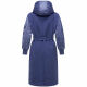Marikoo Tjadee Damen Winter Wickelmantel Blue Violet-Größe S - Gr. 36