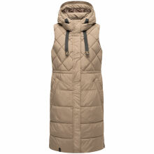 Marikoo Narikaa Damen Winterweste Taupe Grey Größe XS - Gr. 34