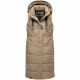 Marikoo Narikaa Damen Winterweste Taupe Grey Größe XS - Gr. 34