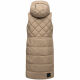 Marikoo Narikaa Damen Winterweste Taupe Grey Größe XS - Gr. 34