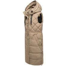 Marikoo Narikaa Damen Winterweste Taupe Grey Gr&ouml;&szlig;e XL - Gr. 42