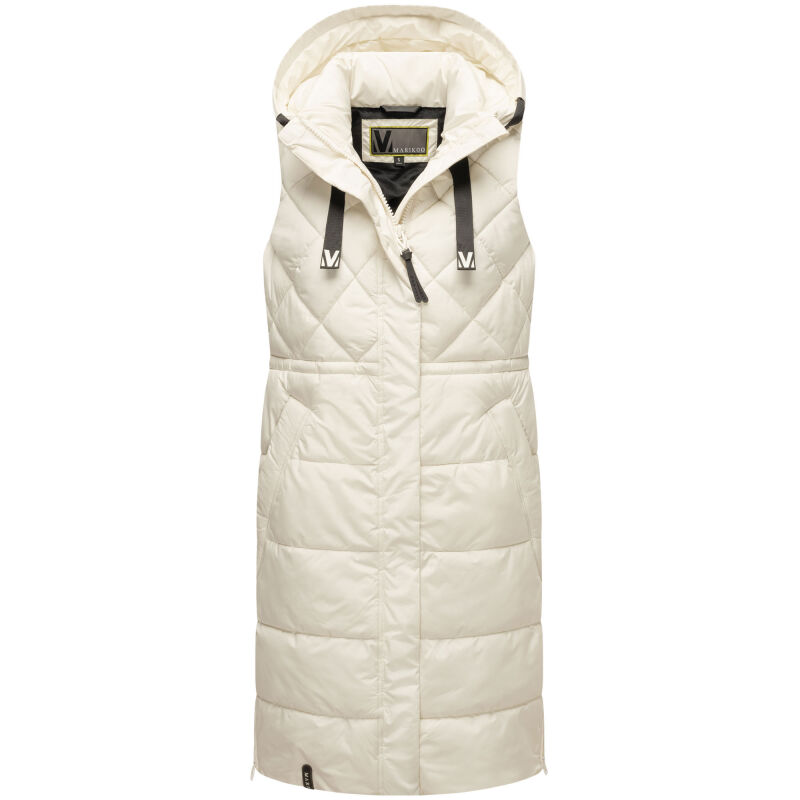 Marikoo Narikaa Damen Winterweste Offwhite