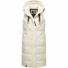Marikoo Narikaa Damen Winterweste Offwhite Größe XS - Gr. 34