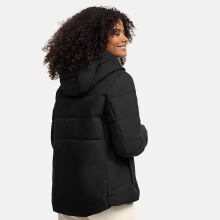 Marikoo Elira Damen Winterjacke Schwarz Größe XXL - Gr. 44