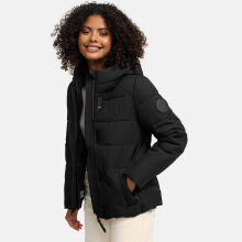 Marikoo Elira Damen Winterjacke Schwarz Größe XXL - Gr. 44