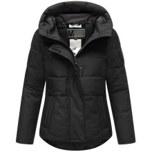Marikoo Elira Damen Winterjacke Schwarz Größe XXL - Gr. 44