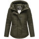Marikoo Elira Damen Winterjacke Dark Olive Größe XS - Gr. 34