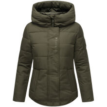 Marikoo Elira Damen Winterjacke Dark Olive Gr&ouml;&szlig;e S - Gr. 36