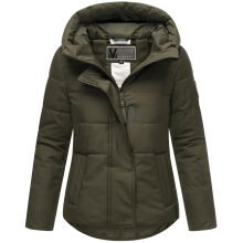 Marikoo Elira Damen Winterjacke Dark Olive Gr&ouml;&szlig;e XXL - Gr. 44