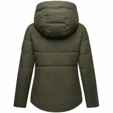 Marikoo Elira Damen Winterjacke Dark Olive Größe XXXL - Gr. 46
