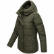 Marikoo Elira Damen Winterjacke Dark Olive Größe XXXL - Gr. 46
