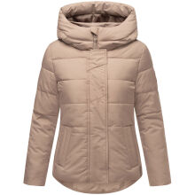 Marikoo Elira Damen Winterjacke Taupe Grey Gr&ouml;&szlig;e M - Gr. 38