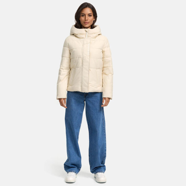 Marikoo Elira Damen Winterjacke Cream Größe XS - Gr. 34