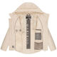 Marikoo Elira Damen Winterjacke Cream Größe XS - Gr. 34