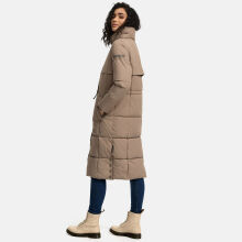 Navahoo Der Wahnsinn Damen Winterjacke Taupe Grey Größe M - Gr. 38