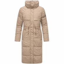Navahoo Der Wahnsinn Damen Winterjacke Taupe Grey Größe M - Gr. 38