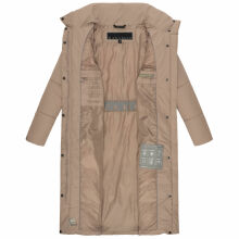 Navahoo Der Wahnsinn Damen Winterjacke Taupe Grey Größe M - Gr. 38