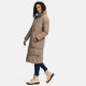 Navahoo Der Wahnsinn Damen Winterjacke Taupe Grey Größe M - Gr. 38