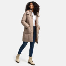 Navahoo BliblablubbDamen Winterjacke Taupe Grey Gr&ouml;&szlig;e S - Gr. 36