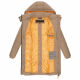 Navahoo BliblablubbDamen Winterjacke Taupe Grey Größe XXXXXL - Gr. 50