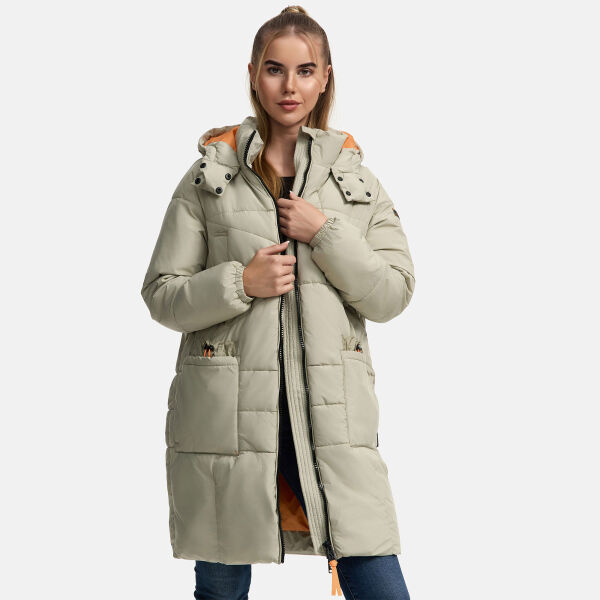 Navahoo BliblablubbDamen Winterjacke Pebble Grey Gr&ouml;&szlig;e L - Gr. 40
